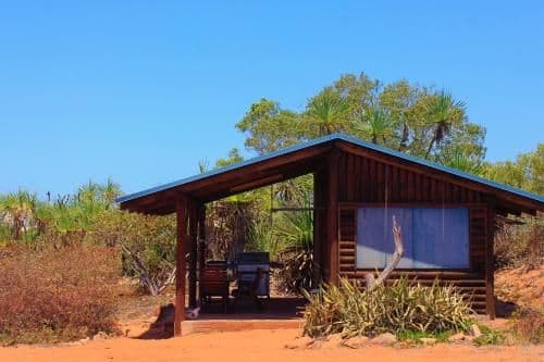 Log Cabin with Shared Bathroom