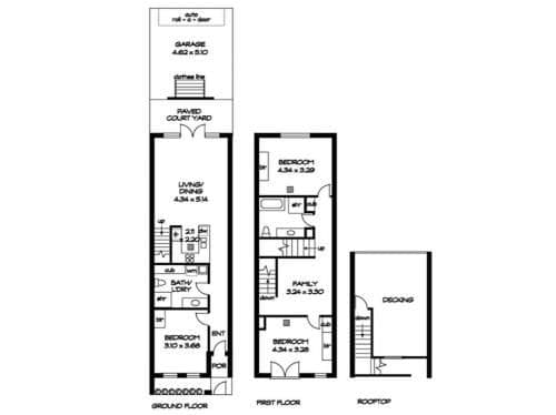 Three-Bedroom House