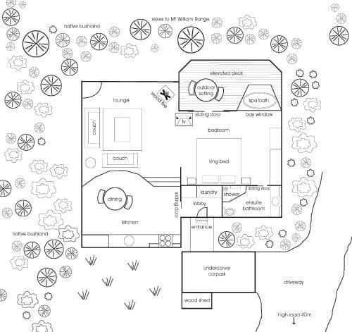 One-Bedroom House with Garden View