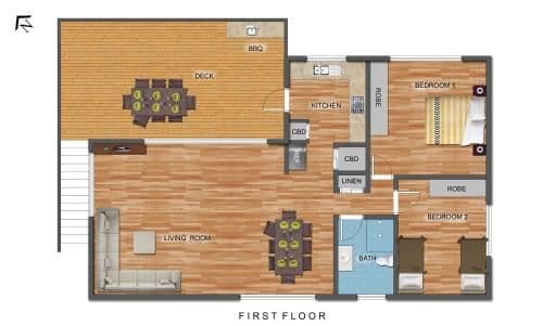 Three-Bedroom House