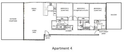 Three-Bedroom Apartment