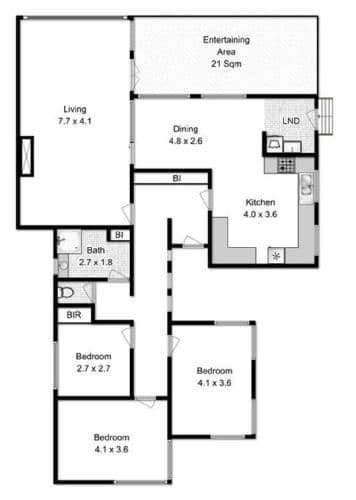 Three-Bedroom House