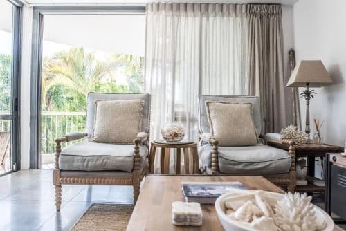 Deluxe Two-Bedroom Apartment with Garden View