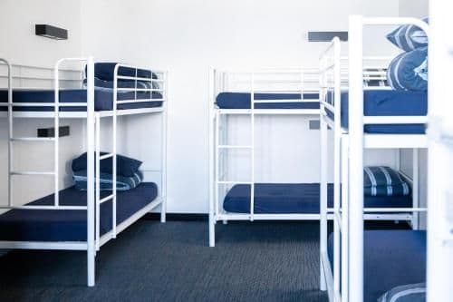Bed in 6-Bed Mixed Dormitory Room with Beach View and Shared Bathroom