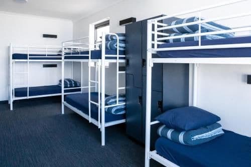 Bed in 6-Bed Mixed Dormitory Room with Beach View and Shared Bathroom