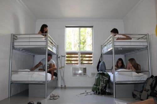 Bed in 6-Bed Mixed Dormitory Room with Shared Bathroom