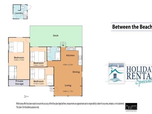 Between 2 Beaches - comfortable private sanctuary (Between 2 Beaches - Comfortable Private Sanctuary)3