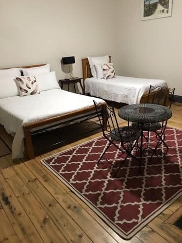 Budget Double Room + Single with Shared Bathroom