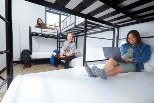 Bed in 6-Bed Mixed Dormitory Room with Private Bathroom