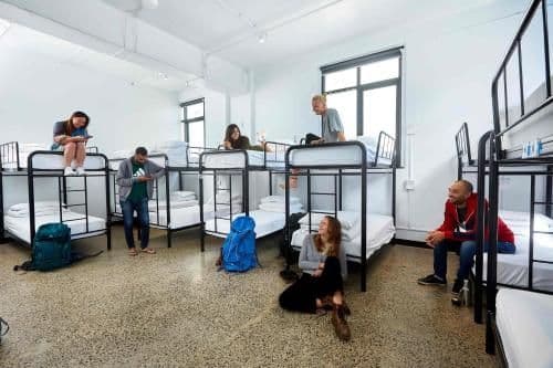 Bed in 16-Bed Mixed Dormitory Room with Private Bathroom