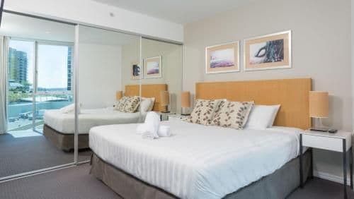 Two bedroom, two bathroom level 18 ocean view