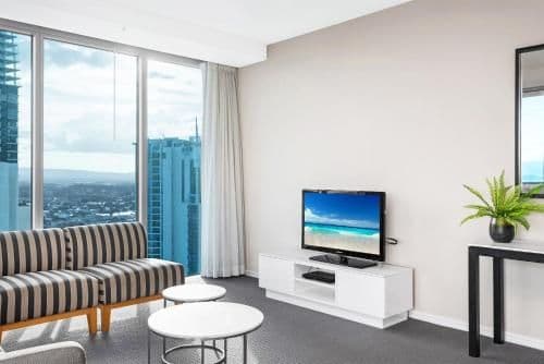 Two bedroom, two bathroom level 34 ocean view