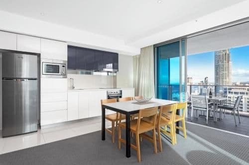 Two bedroom, two bathroom level 34 ocean view