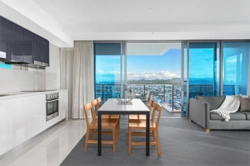 Two bedroom, two bathroom level 34 ocean view
