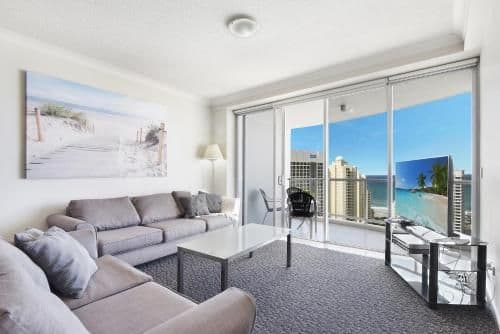 Premium Two-Bed Two-Bathroom Ocean View Apartment