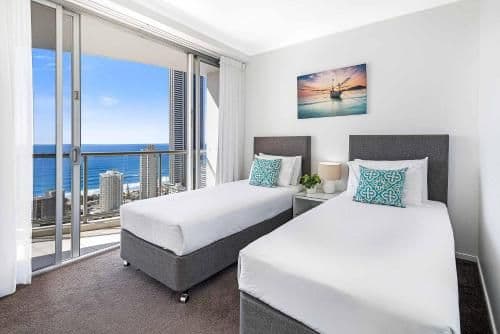 Premium Two-Bed Two-Bathroom Ocean View Apartment