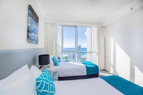 Premium Two-Bed Two-Bathroom Ocean View Apartment