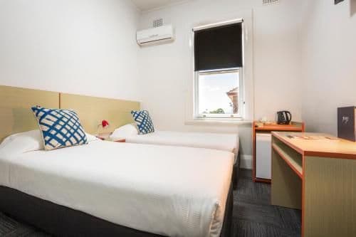 Economy Twin Room with Shared Bathroom and Free Welcome Drink For Two Guests