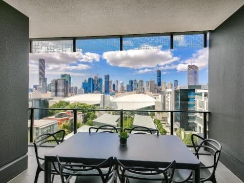 Two-Bedroom Executive Apartment with Balcony and City Views