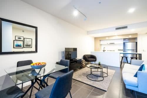 One-Bedroom Apartment with City View