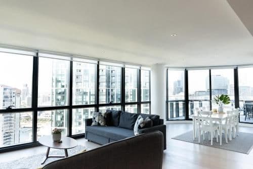 Top Floor Sub Penthouse, Three Bedroom, Two-Bathroom with City & Sea Views