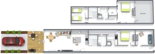 Three-Bedroom House