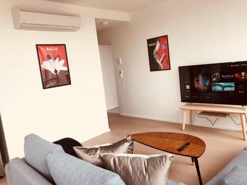 Deluxe Two-Bedroom Two Bathroom Apartment with City View