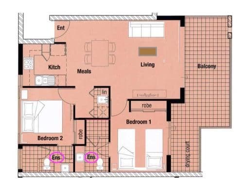 Two-Bedroom Apartment