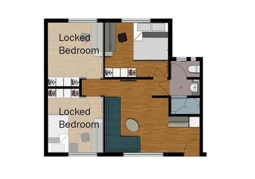 Apartment with Garden View