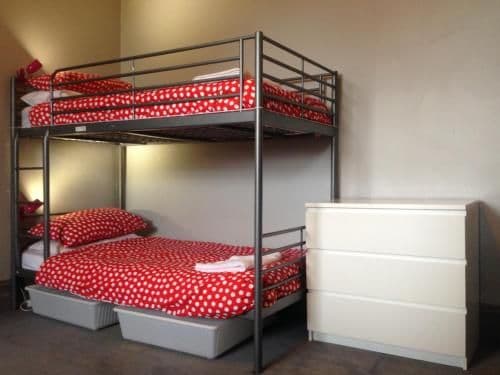 Bunk Bed in Male Dormitory Room