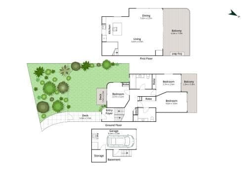 Three-Bedroom Apartment