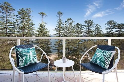 View Of Manly Pines And Waves From Large Apartment3