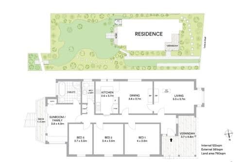 Three-Bedroom House