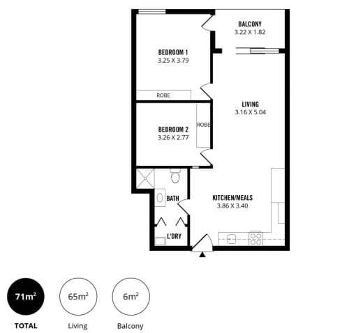 Two-Bedroom Apartment