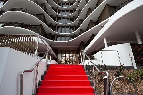 Designer Apartment with Balcony in Quiet Suburb1