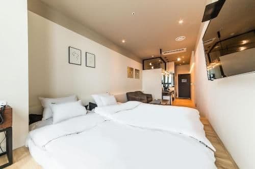 Korean-Style Double Room with Sea View