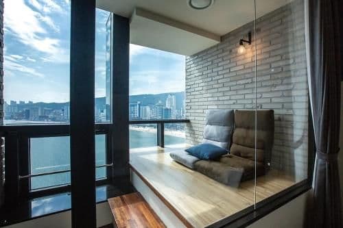 Double or Twin Room with Side Sea View