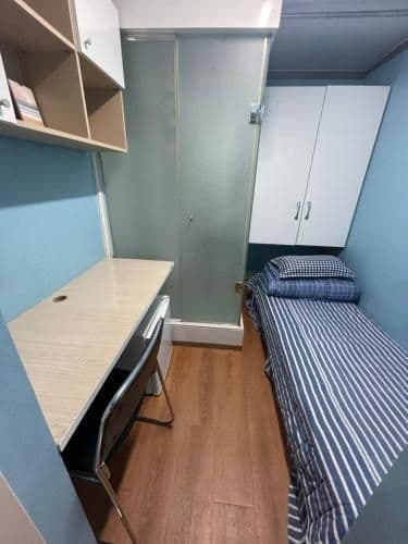 Single Bed in Male Dormitory Room