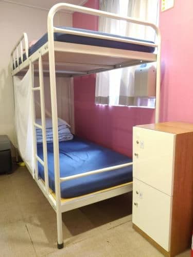 Bed in 8-Bed Male Dormitory Room