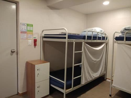 Bed in 8-Bed Male Dormitory Room