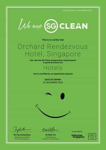 Orchard Rendezvous Hotel by Far East Hospitality (SG Clean) Orchard Rendezvous Hotel by Far East Hospitality (SG Clean)