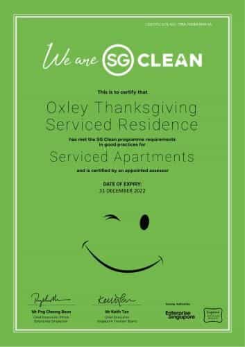 Thanksgiving Serviced Residence - SG Clean Thanksgiving Serviced Residence - SG Clean