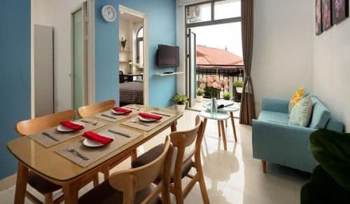 Two-Bedroom Apartment with Balcony
