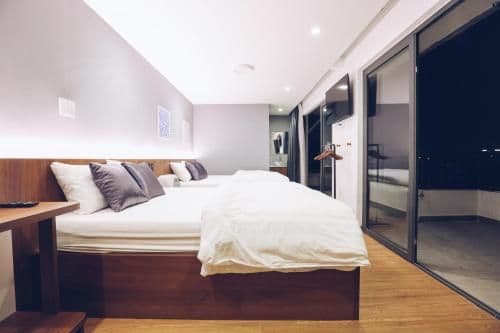 Penthouse Studio with Balcony