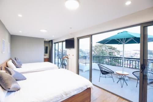 Penthouse Studio with Balcony