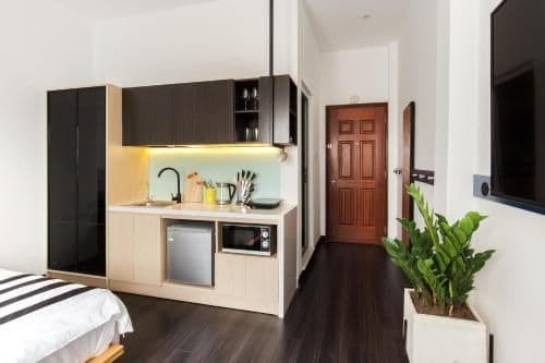 Studio with Balcony