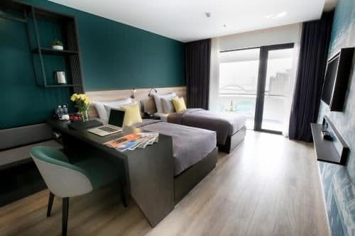 Premier Twin Room with Balcony - City view