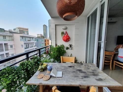 Studio with Balcony