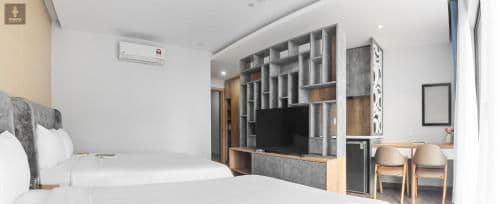 Studio with Balcony