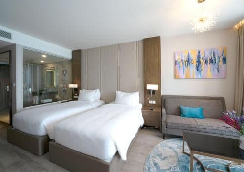 Twin Room with City View